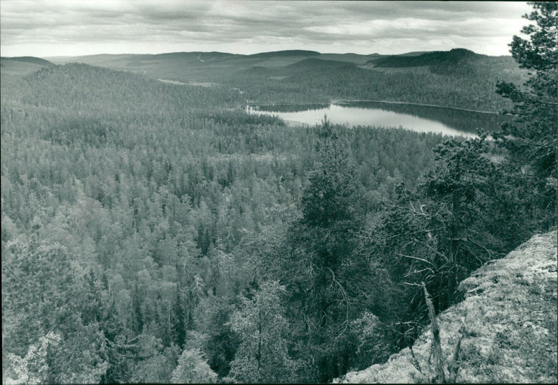 Björnlandet och Angsjön - Vintage Photograph