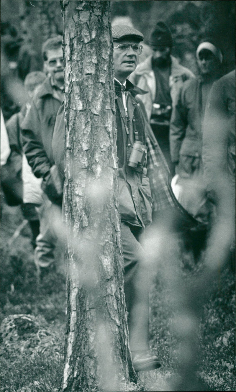 Björnlandet Nationalpark utmanar. Kung Carl XVI Gustaf - Vintage Photograph