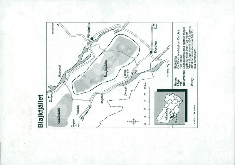 1997 NATURE RESERVE FALLS FOLDER BLAJK ARCHIVE RESERVE BLAJKFJALL NATURE AVAILABLES - Vintage Photograph