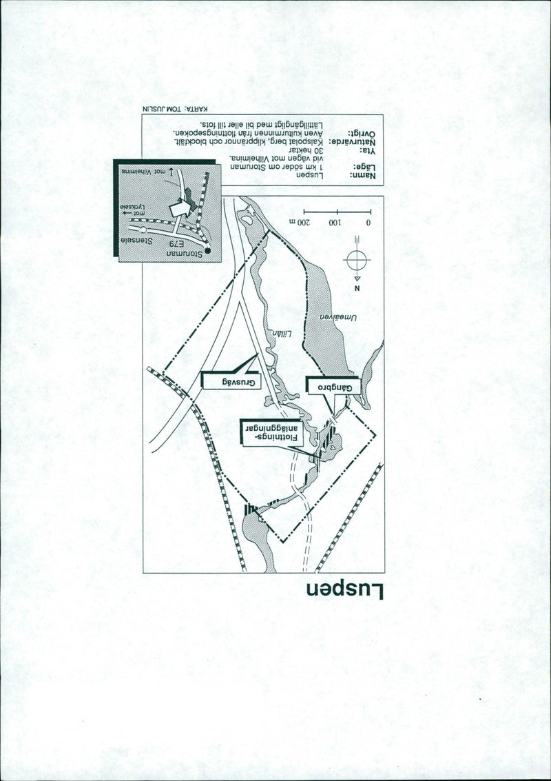1991 NATURE RESERVE NATURE RESERVED SHELF ARCHIVE RESERVE LUSE NATURE RESERVED VKS LUSPENS - Vintage Photograph