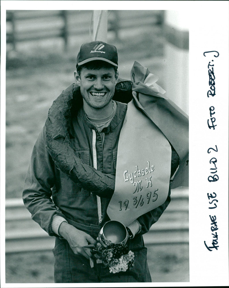 Lars Lindmark, folkrace - Vintage Photograph