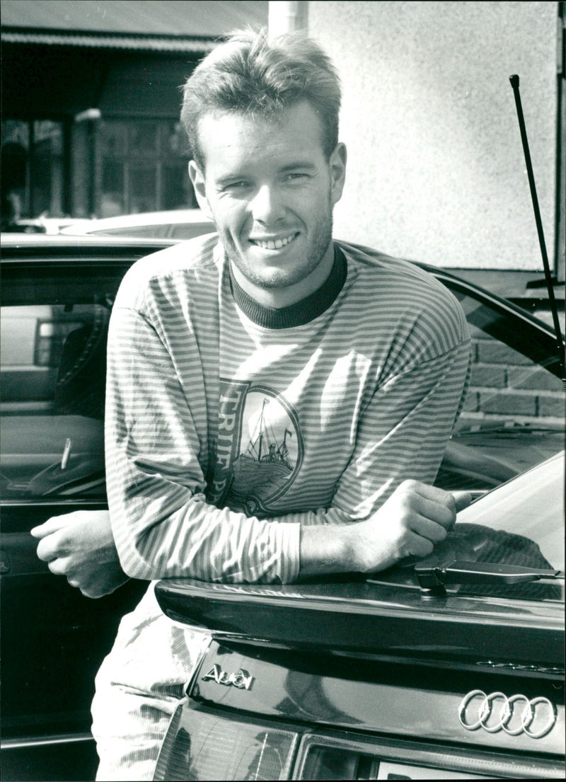 Martin Ericsson, rally Umeå - Vintage Photograph