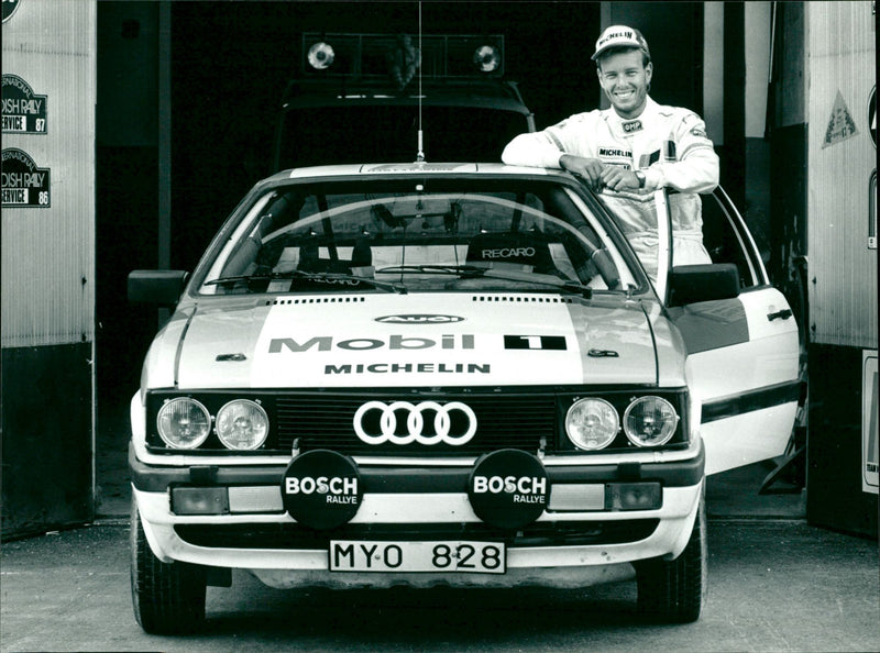 Martin Ericsson, rally Umeå - Vintage Photograph