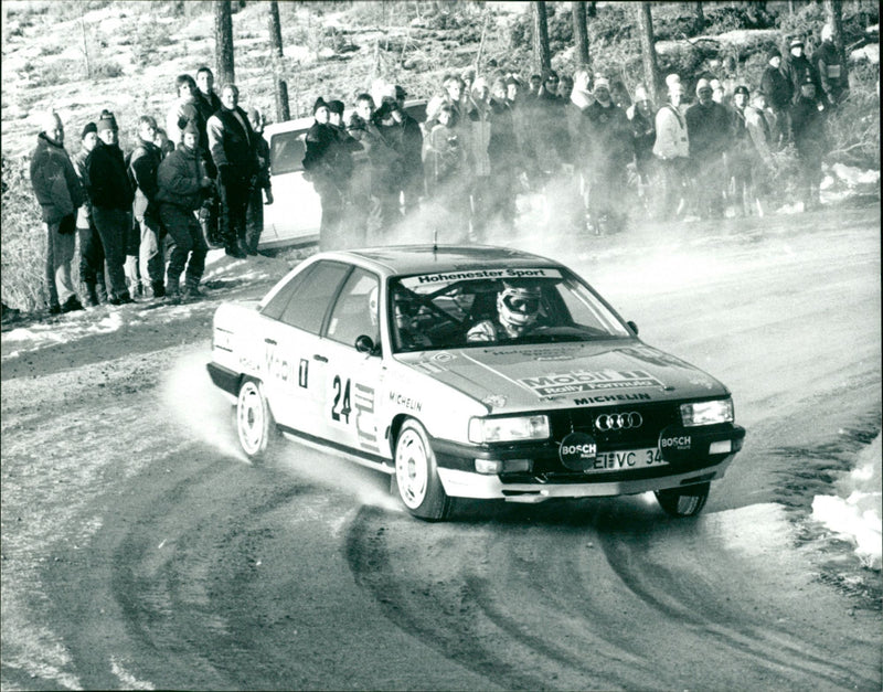 Martin Ericsson, Svenska Rallyt - Vintage Photograph