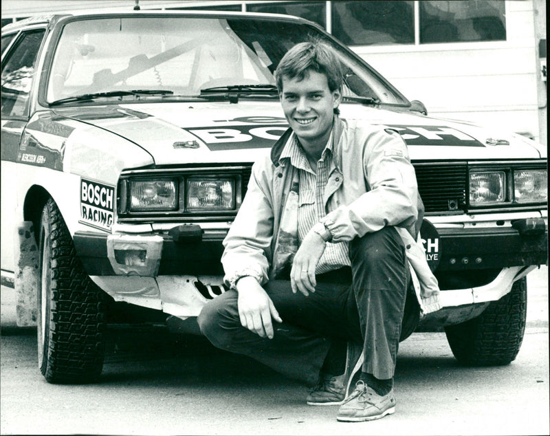 Martin Eriksson, Rally Umeå - Vintage Photograph