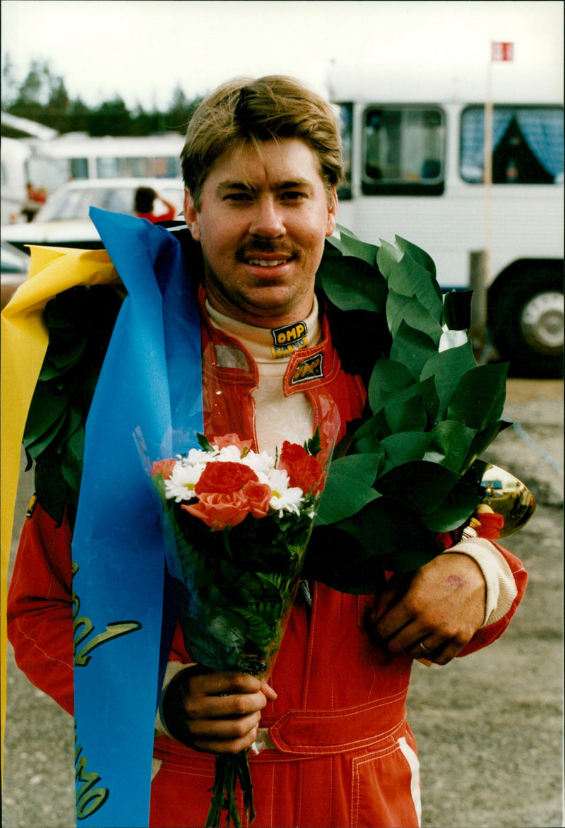 Mikael Björklund, Vännäs MK, vinnare Kumho Cup - Vintage Photograph