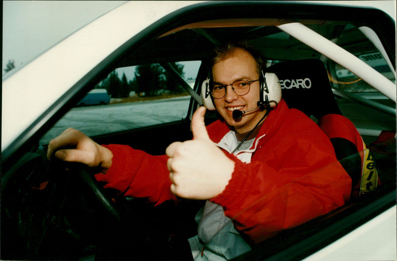 Jörgen Jonasson, Vännäs MK-rally - Vintage Photograph