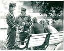 1984 OBJECT POLICE DEPARTMENT PARK TAKES MUSIC CARE FESTIVAL DOVELNS EVER LISEN - Vintage Photograph
