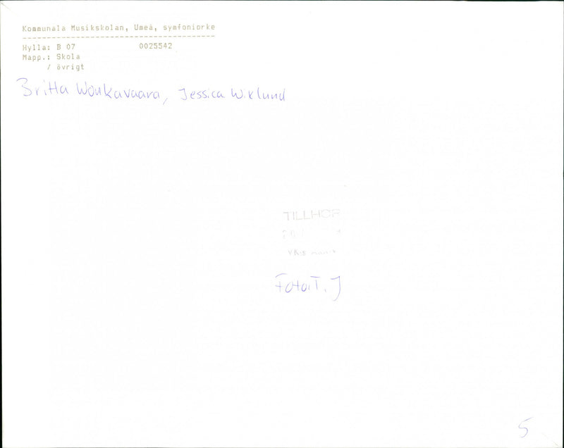 SCHOOL OBJECTED NON MUSIC SCHOOL PHOTO JESSICA OBNOXIOUS MUNICIPALITY BRITAIN - Vintage Photograph