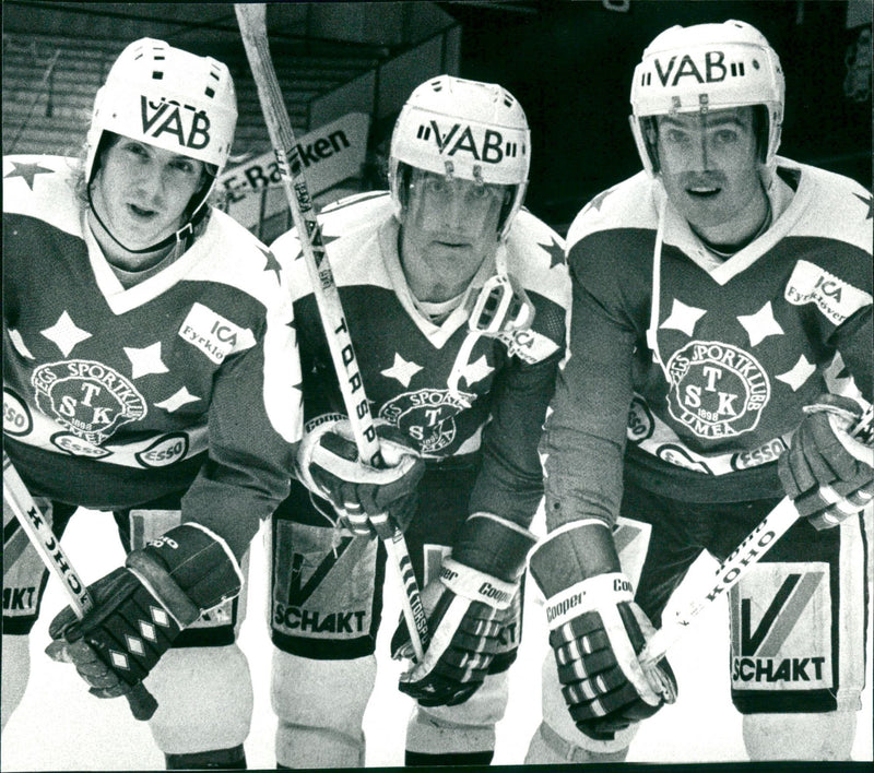 Kåre Pettersson, Karl-Åke Jansson och Anders Rydfjäll - Vintage Photograph