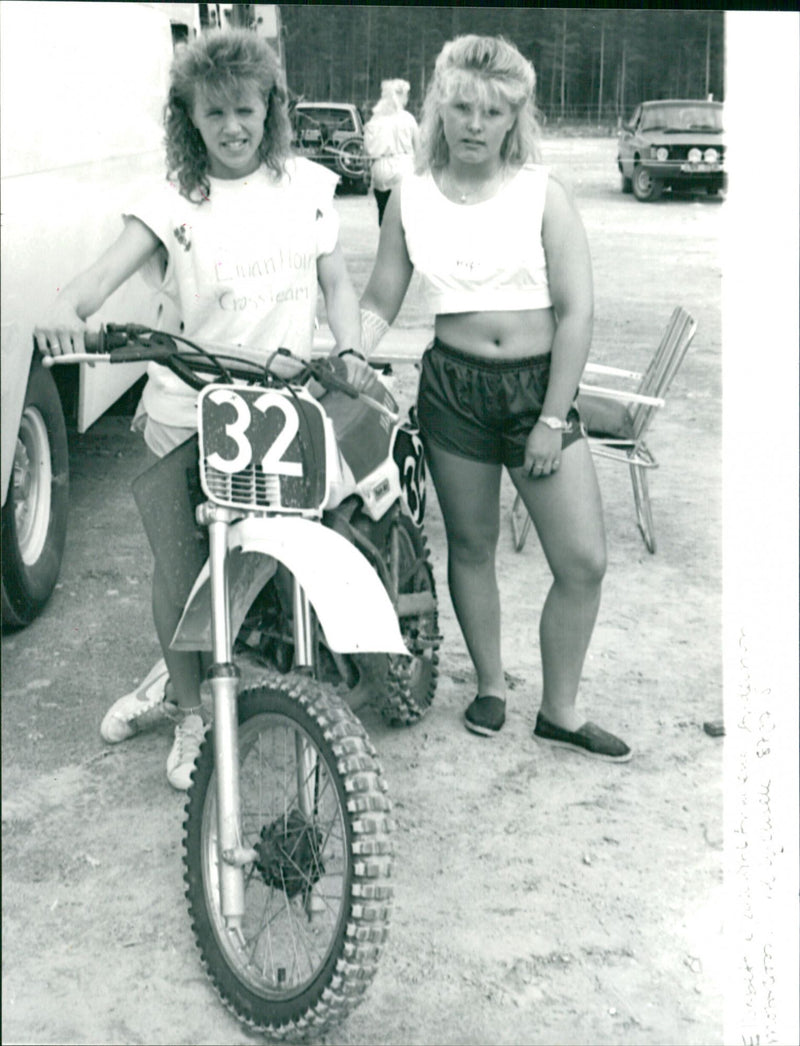 Elisabeth Kjellkvist & Anna-Lena Andersson - Vintage Photograph