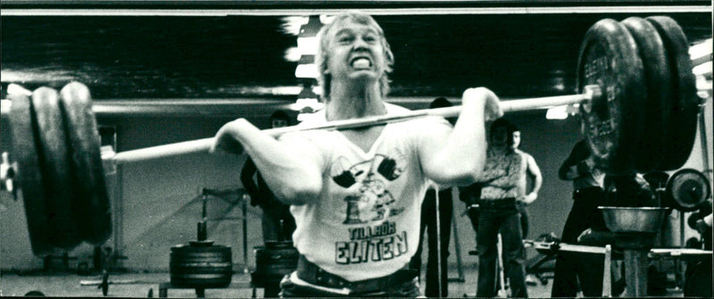 Göran Svensson, weightlifting IFK Umeå - Vintage Photograph