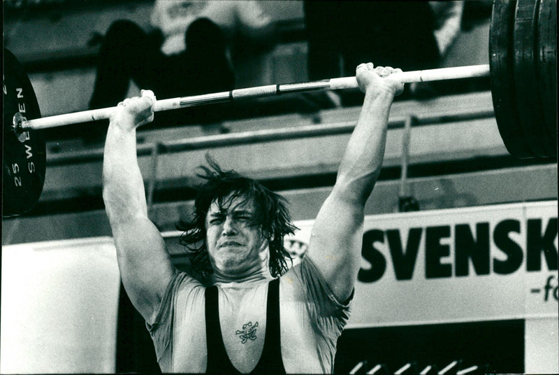 Hans Larsson, tyngdlyftare Stockholmspolisen - Vintage Photograph
