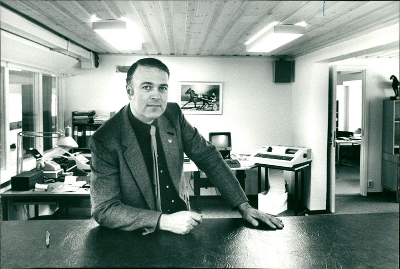 Sune Lindqvist, marknadschef Böleå Snickerifabrik AB - Vintage Photograph