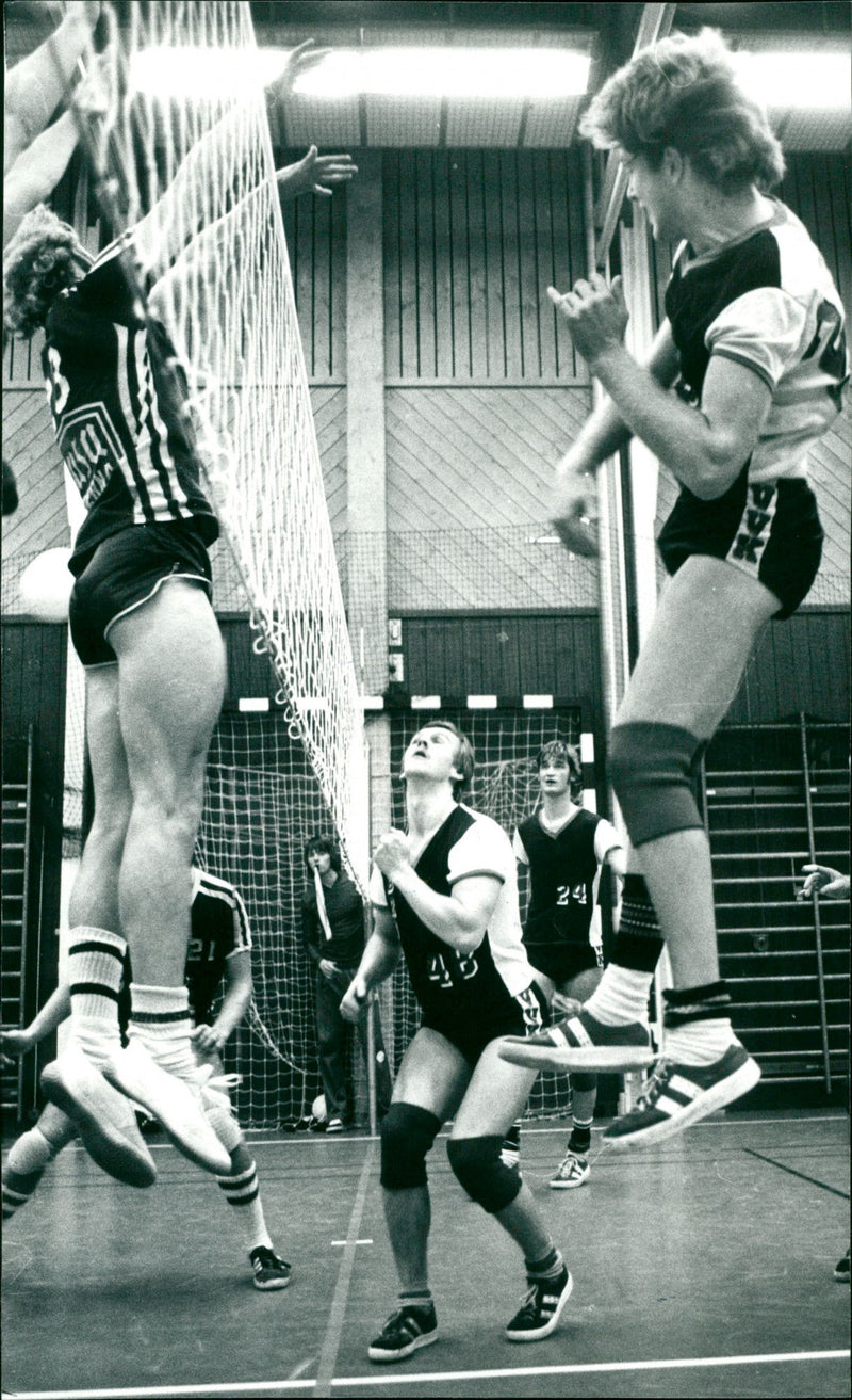 Volleyball Vännäs v Luleå - Vintage Photograph