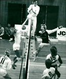 Volleyball allsvenskan. Vännäs - Lugi - Vintage Photograph