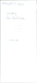 Joe Berg och Pär Bertilsson. IKSU Volleyboll - Vintage Photograph