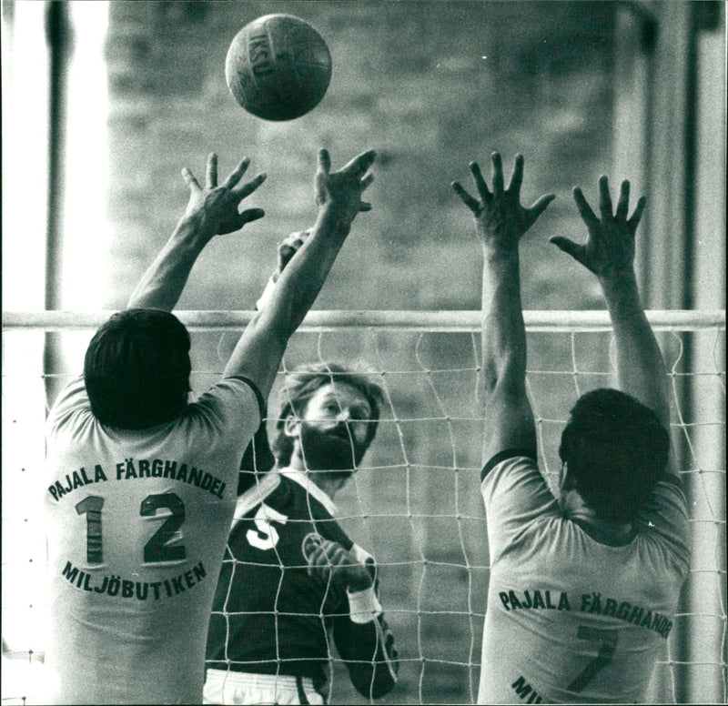 Volleyboll. IKSU - Pajala - Vintage Photograph