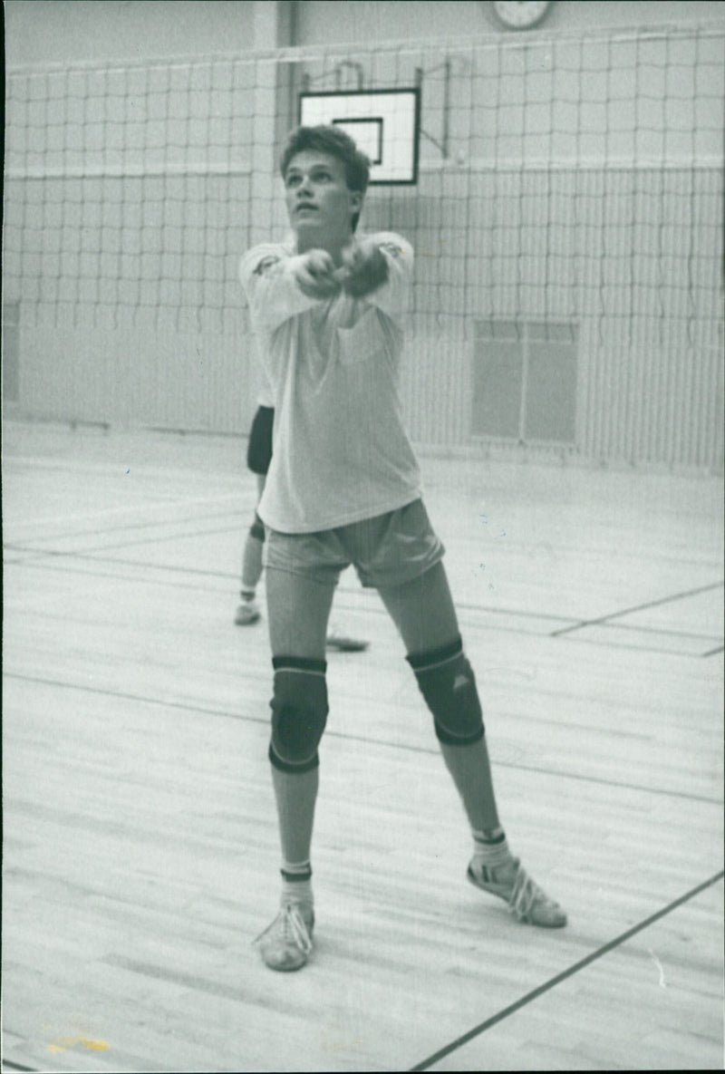 Anders Gustavsson, Volleyboll IKSU - Vintage Photograph
