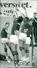 Volleyboll. IKSU mot Änget - Vintage Photograph
