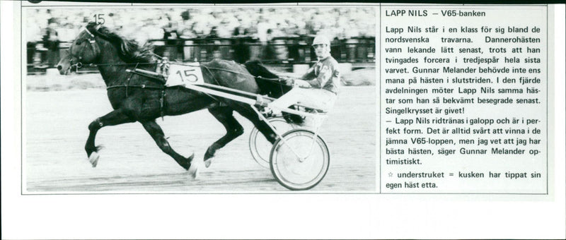 Lapp Nils - V65-banken - Vintage Photograph