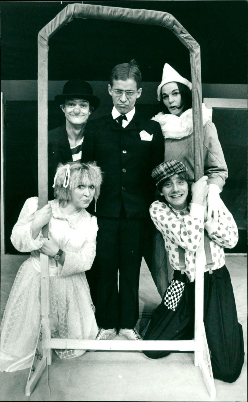 Clownskolan Västerbottensteatern - Vintage Photograph