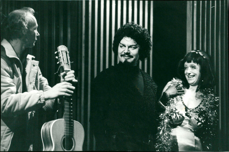 Västerbotten ensemblen. Kenta Åmans ensamma drömmar. Anders Andersson, Rutger Nilson och Berith Hindersson - Vintage Photograph