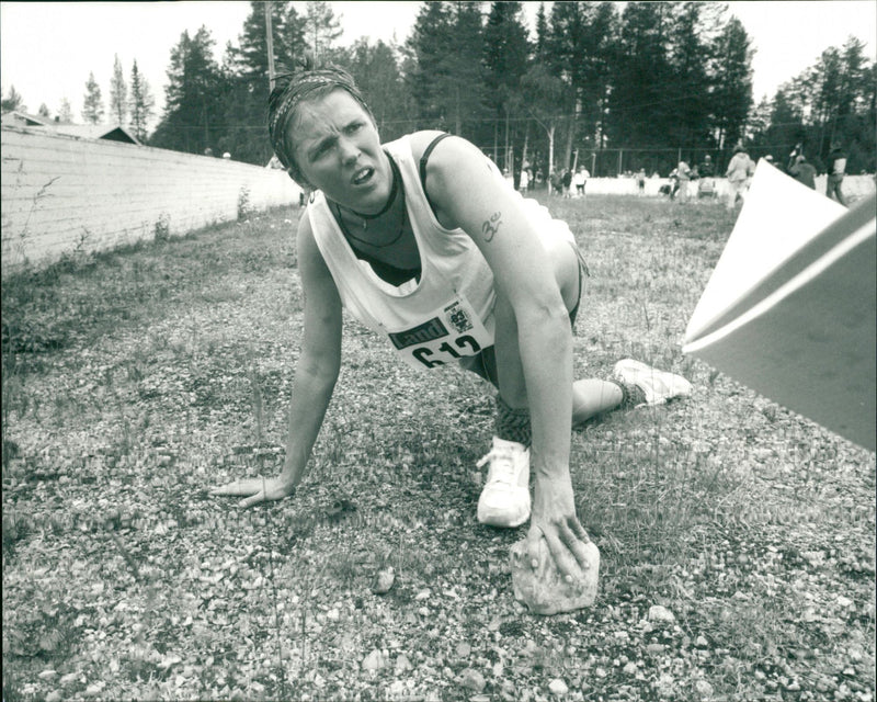 Nina Yderberg, Vindelälvsloppet - Vintage Photograph