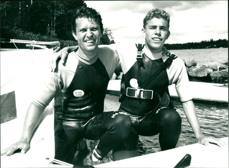 Håkan Eriksson och Mårten Pettersson - Vintage Photograph