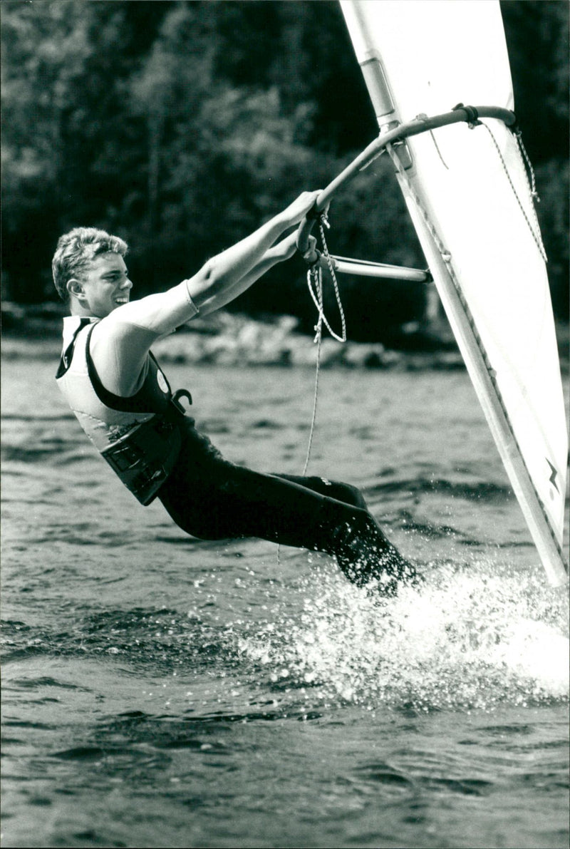 Mårten Pettersson, Windsurfing Umeå - Vintage Photograph