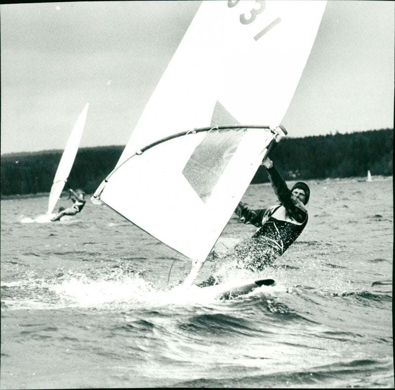 Mats Zingmark, vindsurfing Umeå - Vintage Photograph