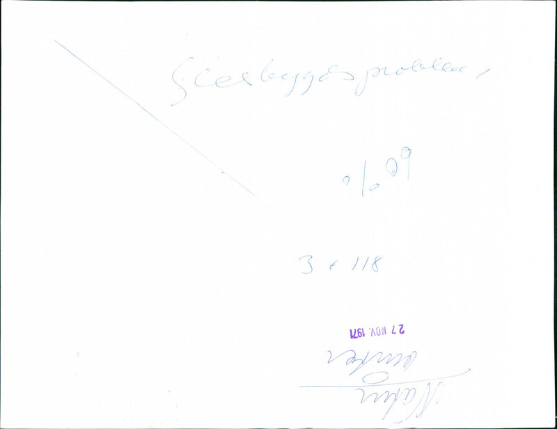 1971 FATHER LEK PROBLE SCERLEGGE AURTER NATURE - Vintage Photograph