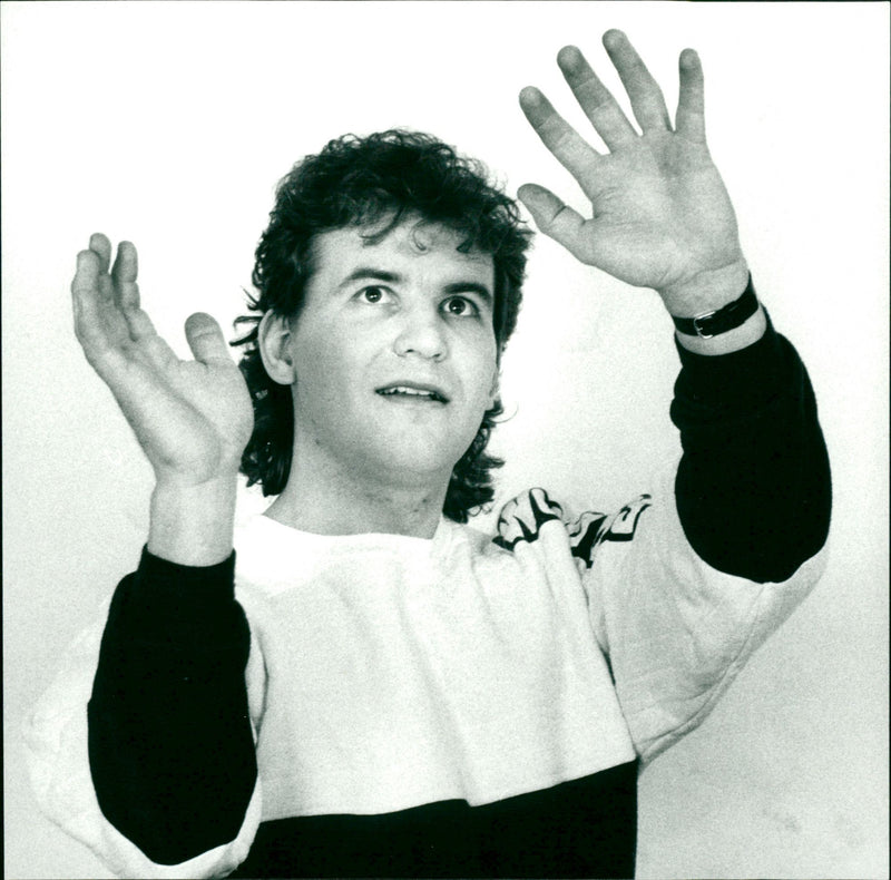 Gunnar Bergström, handboll Umeå IK, UIK - Vintage Photograph