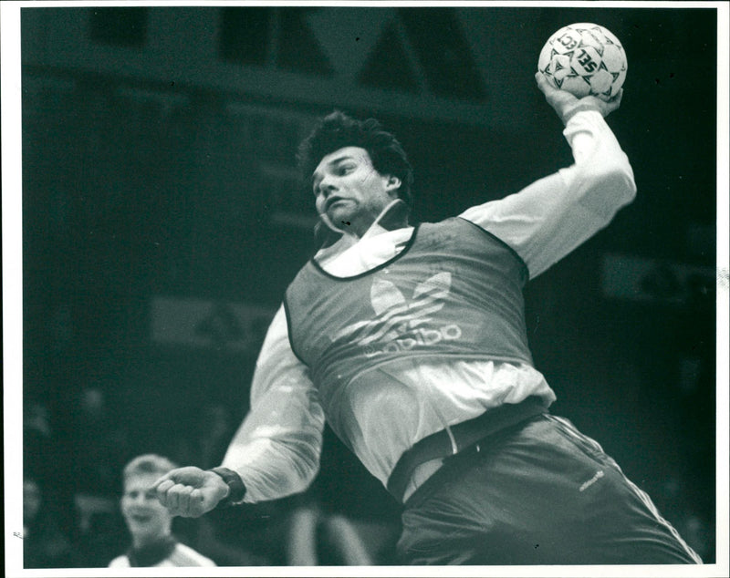 Per Carlén, handboll, Svenska landslagets lagkapten - Vintage Photograph