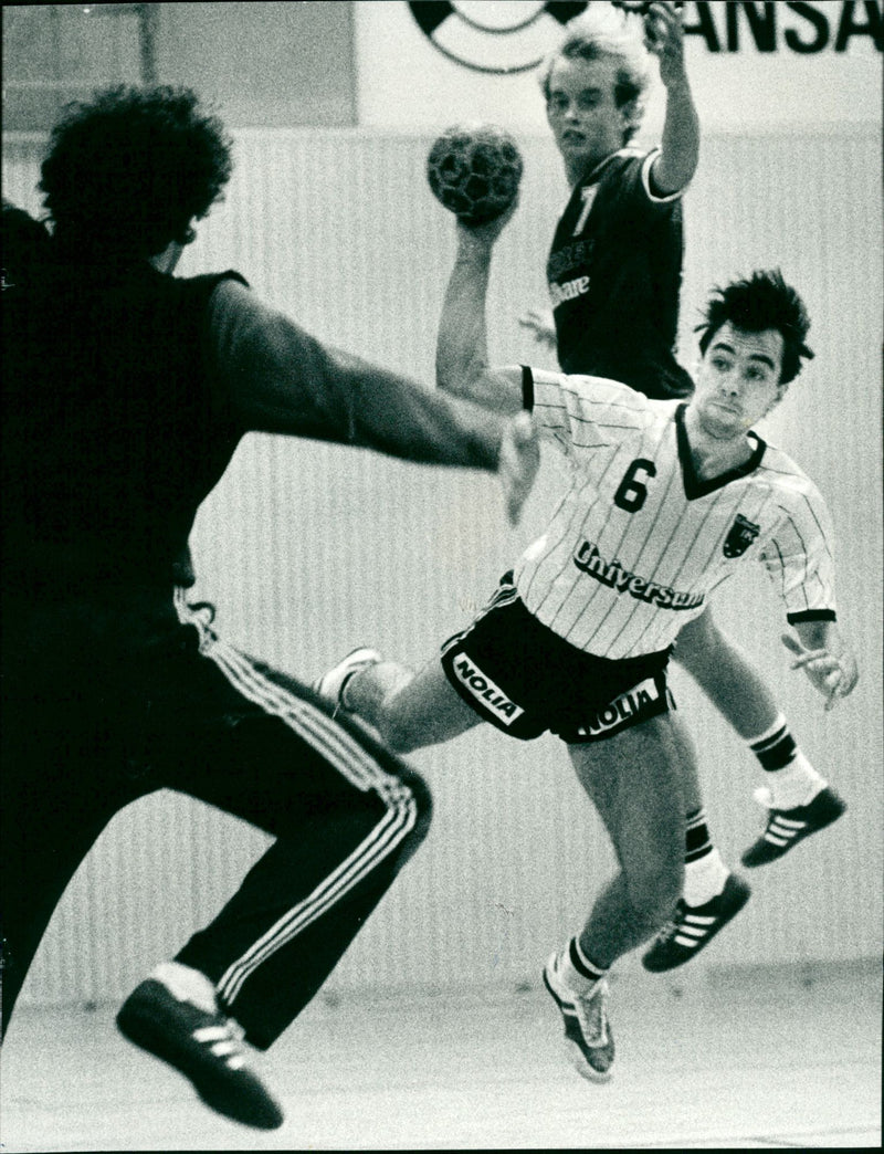 Peter Eriksson, handboll Umeå IK, UIK - Vintage Photograph