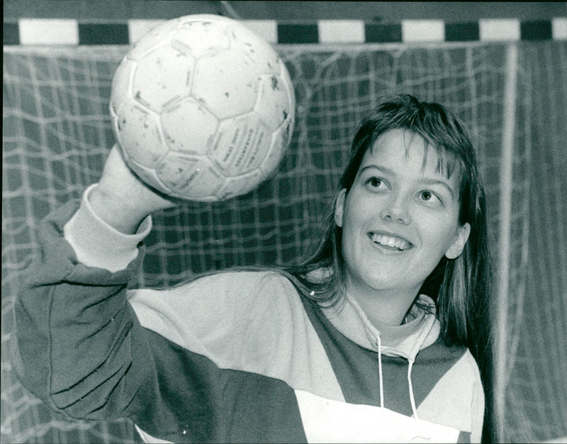 Maria Gidlund, Umeå IK - Vintage Photograph