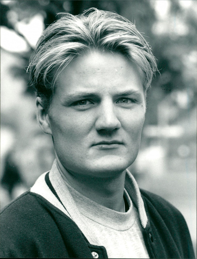 Urban Sandström, handboll, Kalmar HK - Vintage Photograph