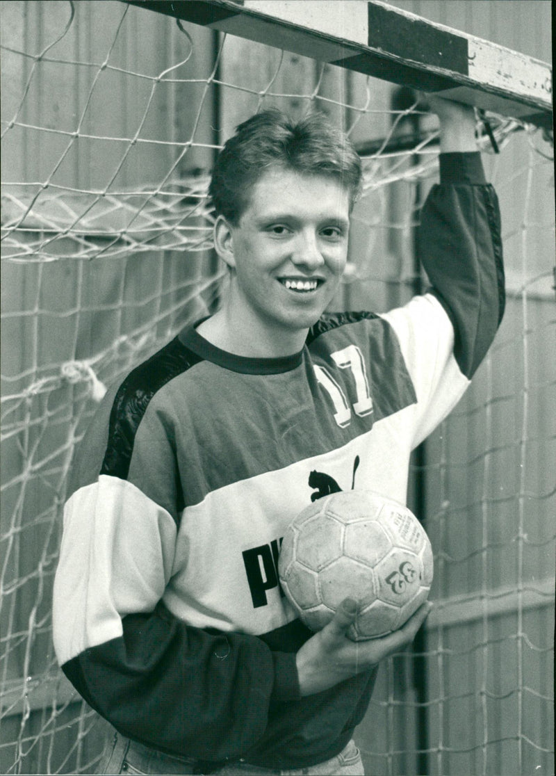 Lars-Göran Nyström, handboll Nordmalings IF - Vintage Photograph