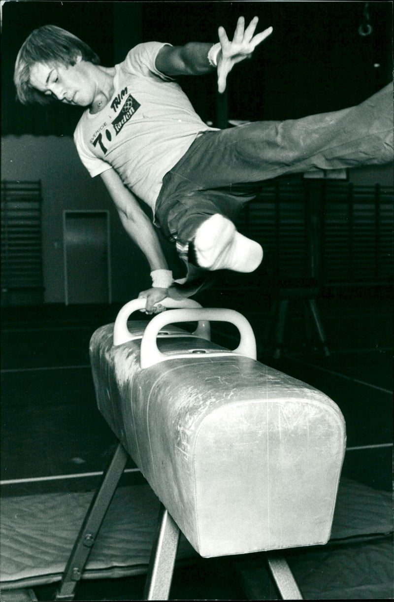 Stefan Åström, Umeå Gymnastikförening - Vintage Photograph