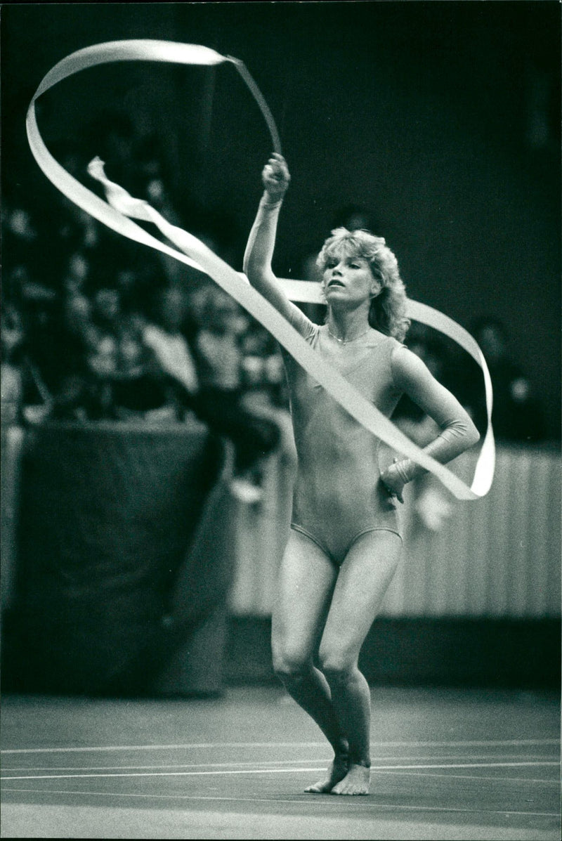 Evy Sandström, gymnastik Umeå, Lingdagen - Vintage Photograph