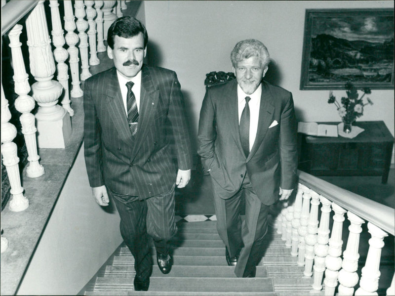 1987 MRS VKSARKIV FOOT CONCERTCHET STRARELSE TO ANDERSSON KIEU NINON RUNE MIN - Vintage Photograph