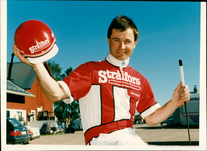 Peter Untersteiner, tränare Halmstad - Vintage Photograph