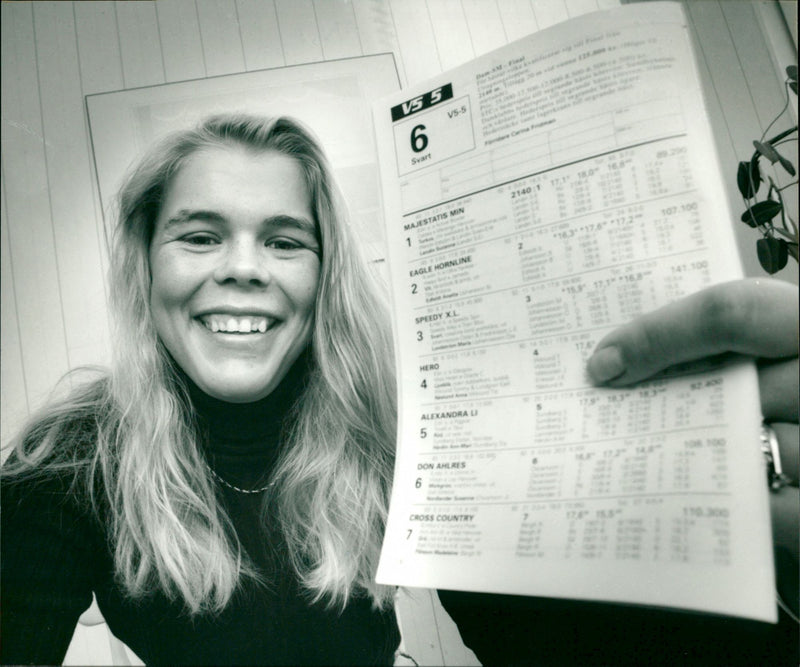 Anna Näslund - Vintage Photograph