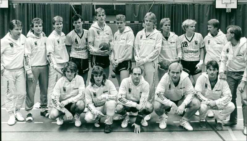 Handboll UIK lagbild, Umeå IK herrar - Vintage Photograph