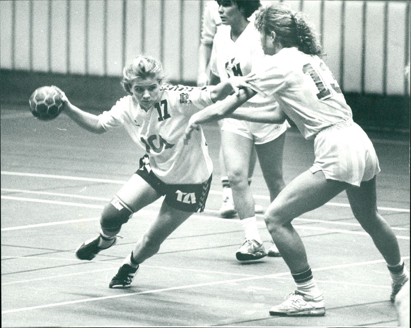 Sara Andersson handball Umeå IK - Vintage Photograph