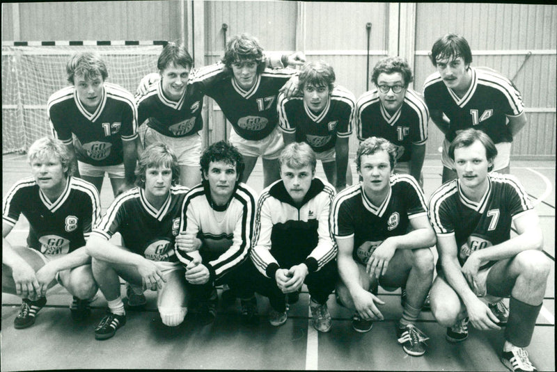 Handboll Nordmalings IF herrar - Vintage Photograph