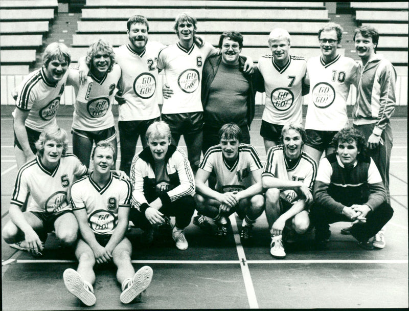 Handboll Nordmalings IF herrar - Vintage Photograph