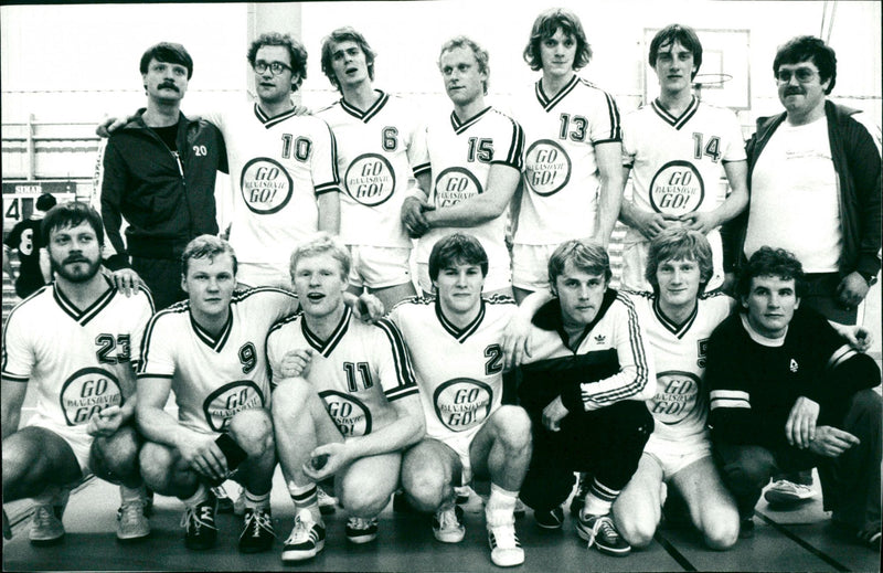 Handboll Nordmalings IF, gruppbild - Vintage Photograph