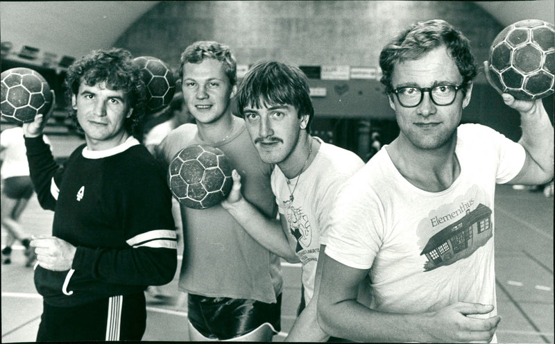 Gunnar Bergström, Tore Bergström, Bertil Bohlin och Anders Eriksson - Vintage Photograph