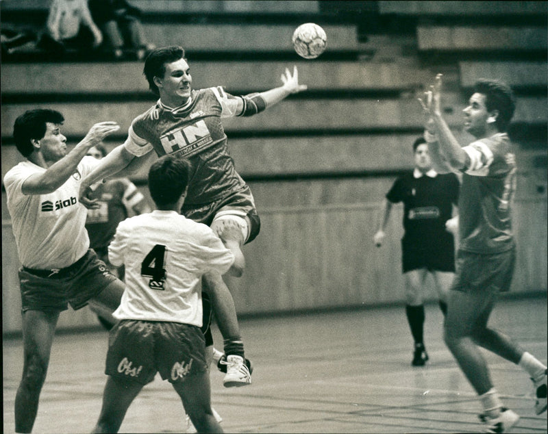 Stefan Marklund, Sävar IK, jag matchar mot Kiruna - Vintage Photograph